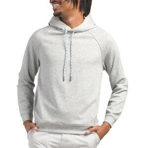 KENNETH COLE Cream Heather Active Soft Scuba Hoodie